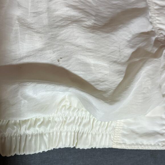 Vintage Current Seen Windbreaker Jacket Womens 3X White Floral Cottagecore - Picture 7 of 11